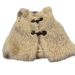 Little Lass Toddler Girl 3T Faux Fur Vest